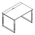 Desk - z blatem przesuwnym - ODS P01 BT Duo-O