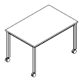 Desk  - stalaż na kółkach - PS-002-2 P-Square