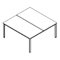 Schreibtisch - bench - PS-B2-204-0 P-Square