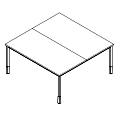 Biurko - bench - PS-A2-204-1 P-Square