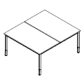Schreibtisch - bench - PS-B2-203-1 P-Square