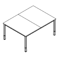 Schreibtisch - bench - PR-A2-202-1 P-Round