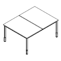 Schreibtisch - bench - PR-B2-202-1 P-Round
